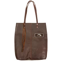 Brown Southern Miss Golden Eagles Plate Logo Mee Canyon Tote