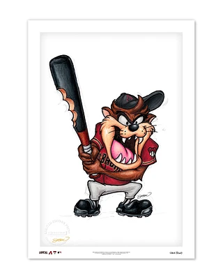 Tasmanian Devil Arizona Diamondbacks 24'' x 36'' Looney Tunes Fine Art Print