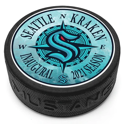 Seattle Kraken 2021 Inaugural Season Nautical Compass - Puck