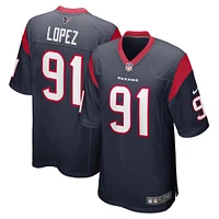 Men's Nike Roy Lopez Navy Houston Texans Player Game Jersey