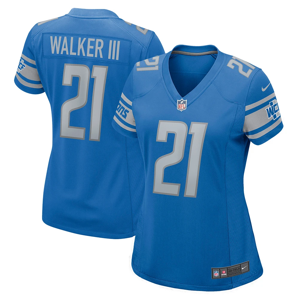 Women's Nike Tracy Walker III Blue Detroit Lions Game Jersey