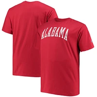 Men's Champion Crimson Alabama Tide Big & Tall Arch Team Logo T-Shirt