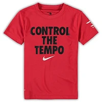 Girls Toddler Red 3BRAND by Russell Wilson Control The Tempo T-Shirt