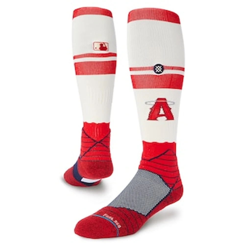 Men's Stance Red Los Angeles Angels 2022 City Connect Over the Calf Socks