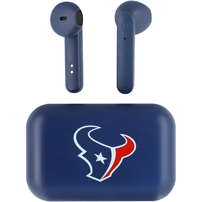 Houston Texans Team Logo Wordmark Wireless Headphones