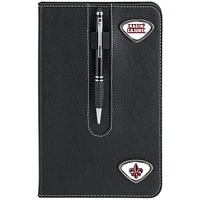 Black Louisiana Ragin' Cajuns Business Notebook