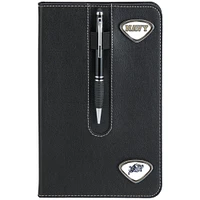 Navy Midshipmen Black Business Notebook