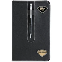 Black Wake Forest Demon Deacons Business Notebook