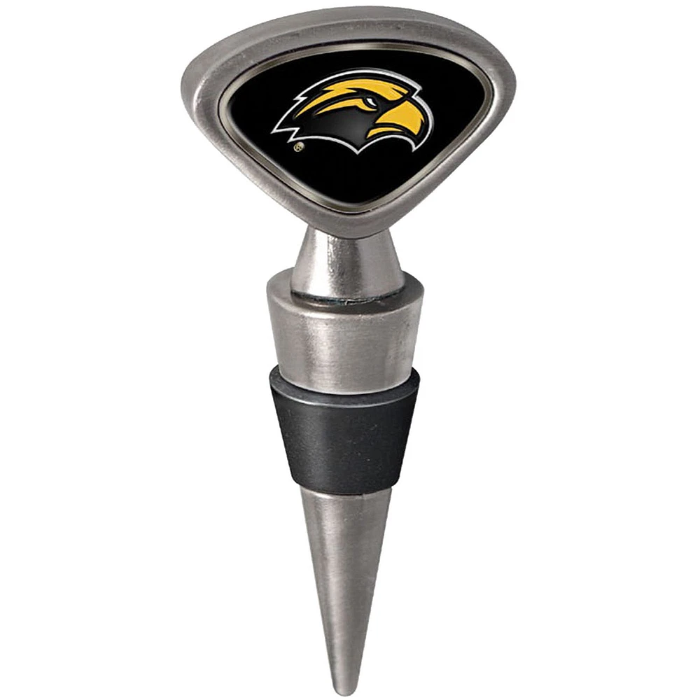 Silver Southern Miss Golden Eagles Wine Stopper