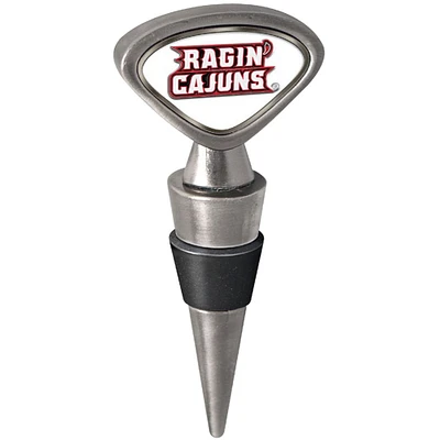 Silver Louisiana Ragin' Cajuns Wine Stopper