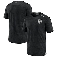 Men's Black Los Angeles Kings Authentic Pro Rink Premium Camo T-Shirt