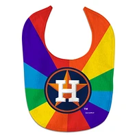 Newborn & Infant WinCraft Houston Astros Rainbow Baby Bib