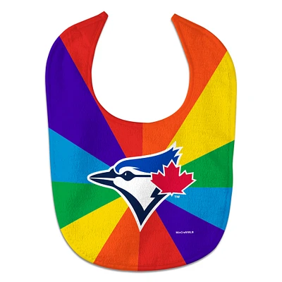 Newborn & Infant WinCraft Toronto Blue Jays Rainbow Baby Bib