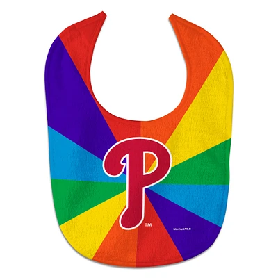 Newborn & Infant WinCraft Philadelphia Phillies Rainbow Baby Bib