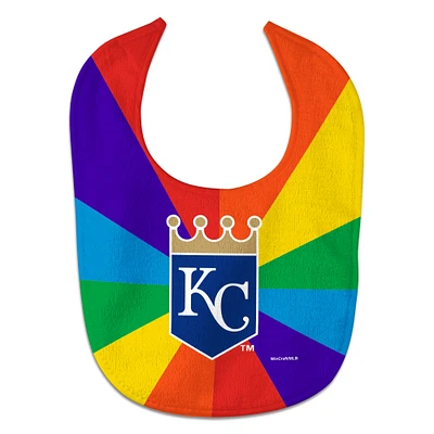 Newborn & Infant WinCraft Kansas City Royals Rainbow Baby Bib