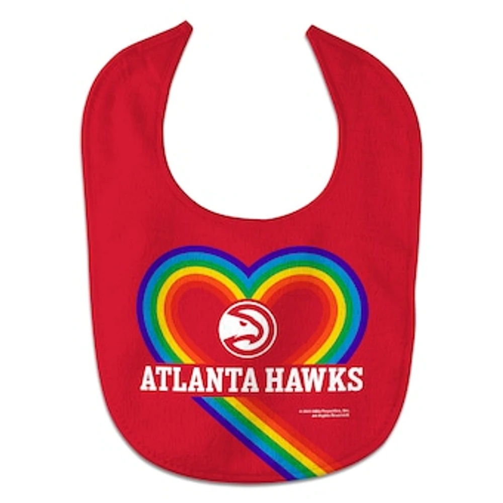 Newborn & Infant WinCraft Atlanta Hawks Rainbow Baby Bib