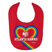 Newborn & Infant WinCraft Atlanta Hawks Rainbow Baby Bib