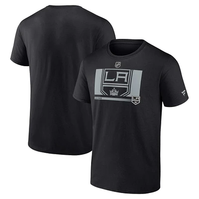 Men's Black Los Angeles Kings Authentic Pro Core Collection Secondary T-Shirt