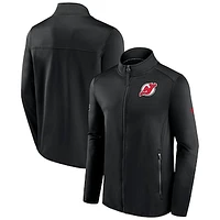 Men's Fanatics Black New Jersey Devils Authentic Pro Rink Fleece Full-Zip Jacket