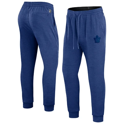 Men's Fanatics Blue Toronto Maple Leafs Authentic Pro Road Jogger Sweatpants