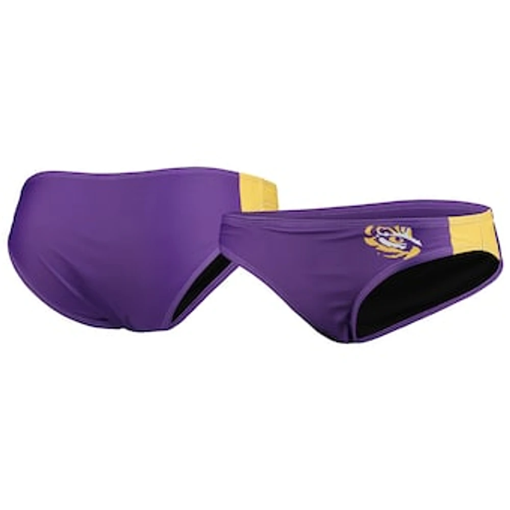 Women's FOCO Purple LSU Tigers Wordmark Bikini Bottom