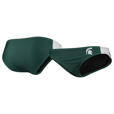 Women's FOCO Green Michigan State Spartans Wordmark Bikini Bottom