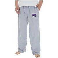 Men's Concepts Sport Gray/White Sacramento Kings Tradition Woven Pants