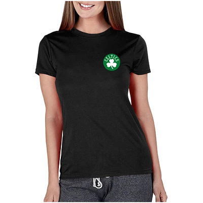 Women's Concepts Sport Black Boston Celtics Marathon Knit T-Shirt