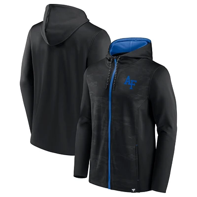 Men's Fanatics Black Air Force Falcons Ball Carrier Full-Zip Hoodie