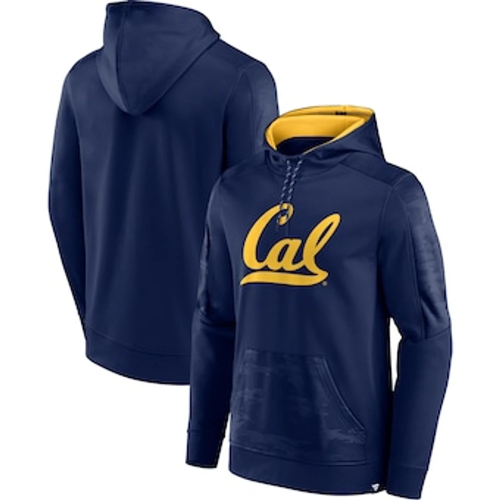 Men's Fanatics Navy Cal Bears On The Ball Pullover Hoodie