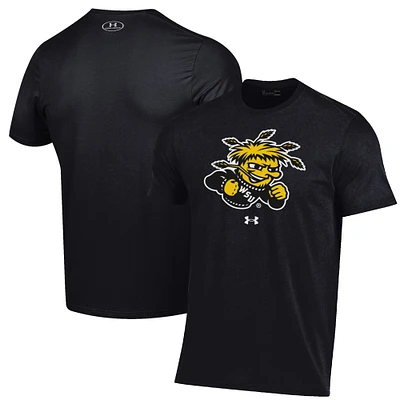 Men's Under Armour Black Wichita State Shockers Primary Performance T-Shirt