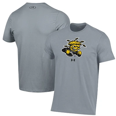 Men's Under Armour Gray Wichita State Shockers Primary Performance T-Shirt