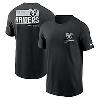 Men's Nike Black Las Vegas Raiders Team Incline T-Shirt