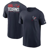 Men's Nike Navy Houston Texans Team Incline T-Shirt