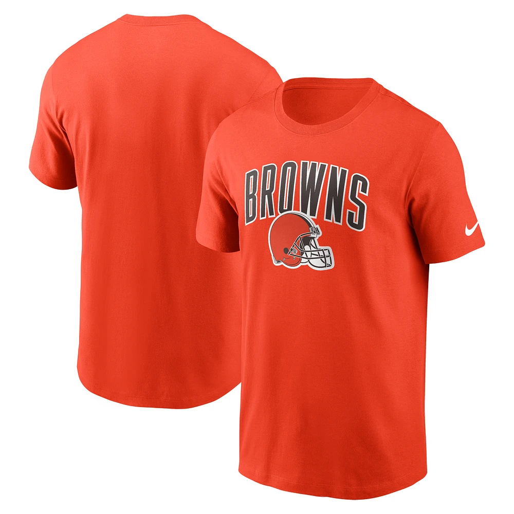 Men's Nike Orange Cleveland Browns Team Athletic T-Shirt