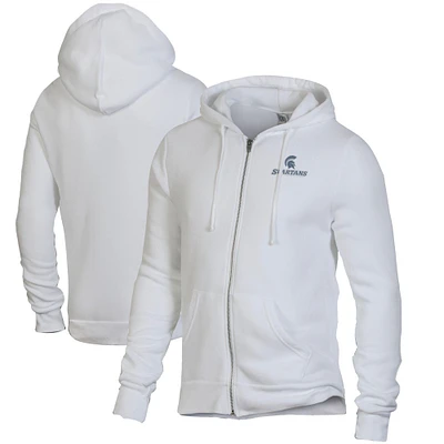 Men's White Case Western Reserve University Rocky Full-Zip Hoodie