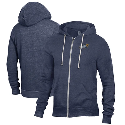 Men's Navy College of New Jersey Lions Rocky Full-Zip Hoodie