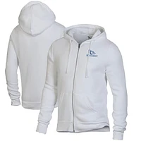 Men's White Creighton Bluejays Rocky Full-Zip Hoodie