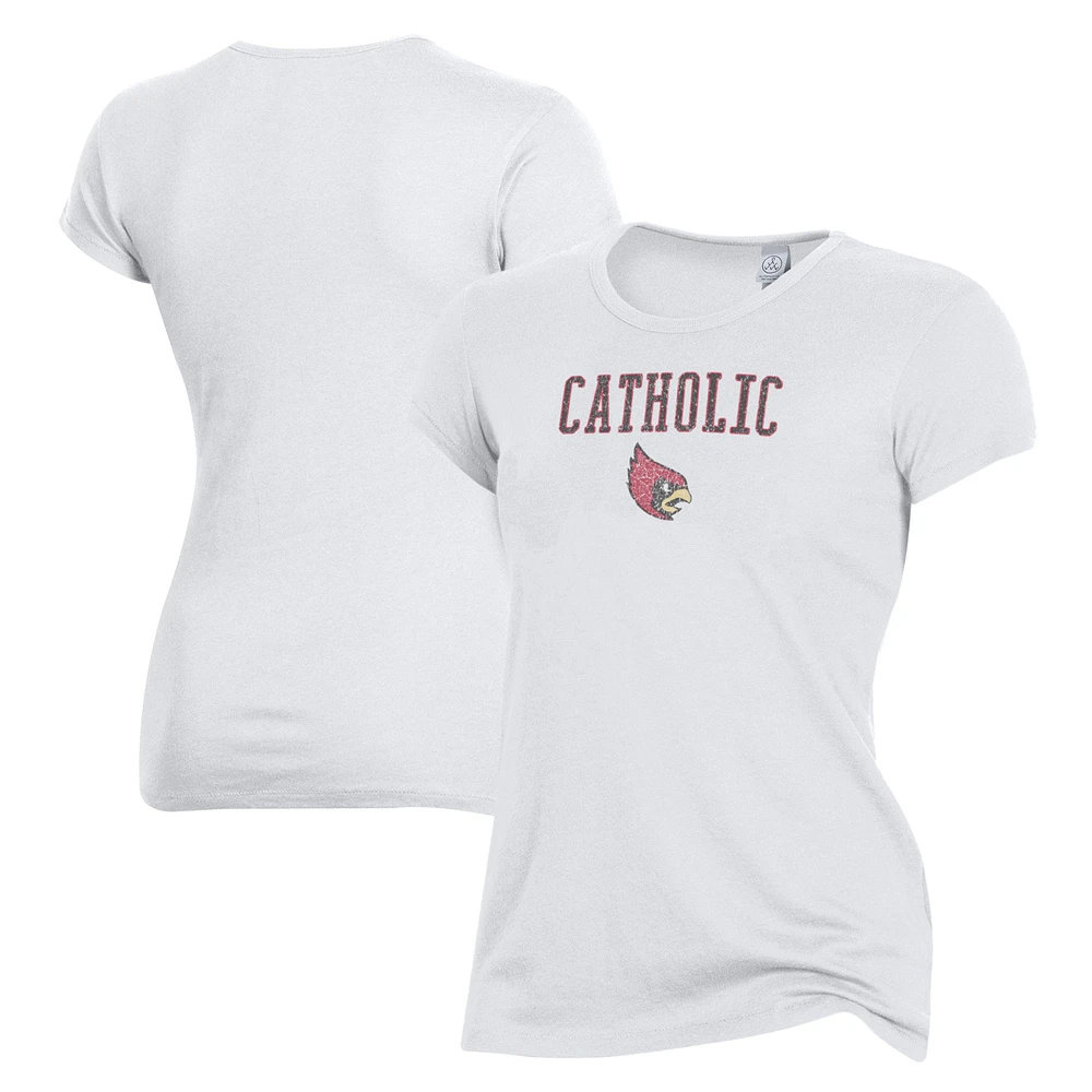 Women's Alternative Apparel Catholic University Cardinals The Keepsake T-Shirt