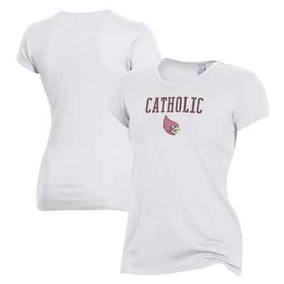 Women's Alternative Apparel Catholic University Cardinals The Keepsake T-Shirt