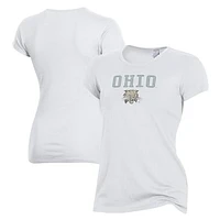 Women's Alternative Apparel White Ohio Bobcats The Keepsake T-Shirt