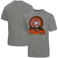 Men's Junk Food Graphite Cleveland Browns Wonderland Infinity Vibe T-Shirt