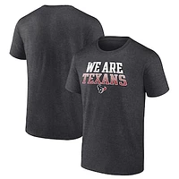 Men's Fanatics Charcoal Houston Texans Big & Tall We Are Statement T-Shirt