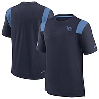 Men's Nike Navy Tennessee Titans Sideline Tonal Logo Performance Player T-Shirt