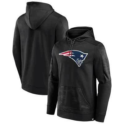 Men's Fanatics Black New England Patriots On The Ball Pullover Hoodie