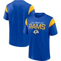 Men's Fanatics Royal/Gold Los Angeles Rams Home Stretch Team T-Shirt