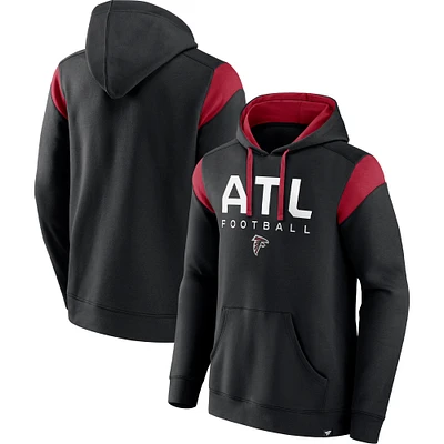 Men's Fanatics Black Atlanta Falcons Call The Shot Pullover Hoodie