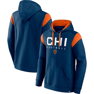 Men's Navy Chicago Bears Call The Shot Pullover Hoodie