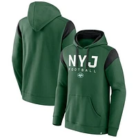 Men's Fanatics Green New York Jets Call The Shot Pullover Hoodie