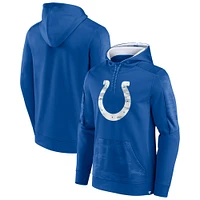 Men's Fanatics Royal Indianapolis Colts On The Ball Pullover Hoodie